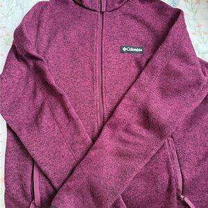 Columbia Burgundy and Black Jacket